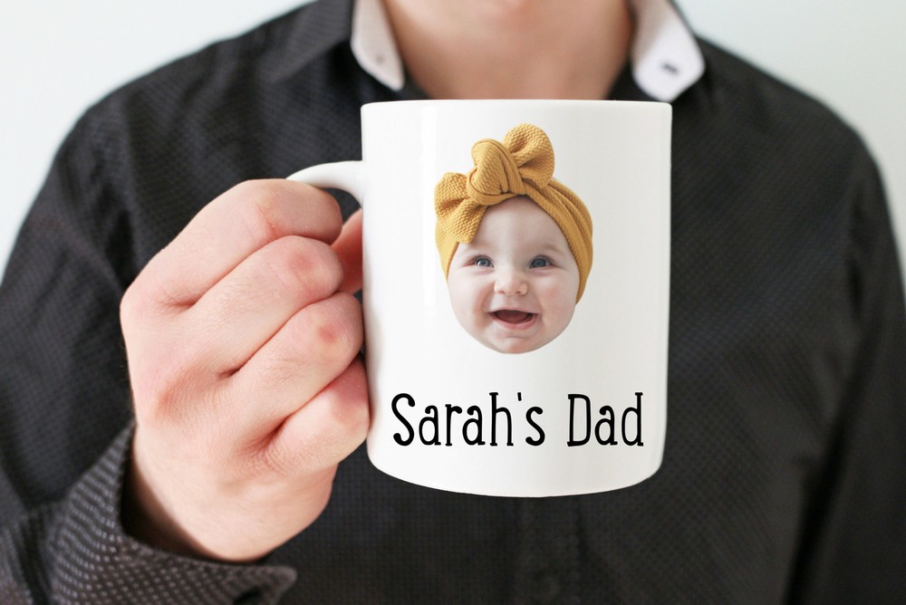 Gift For Dad Dad Gift Photo Mug For Dad Personalized Gift For Dad Daughter Face