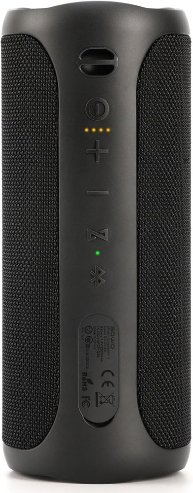 Wireless Outdoor Speaker with Subwoofer 12H Playtime Built-in Lights