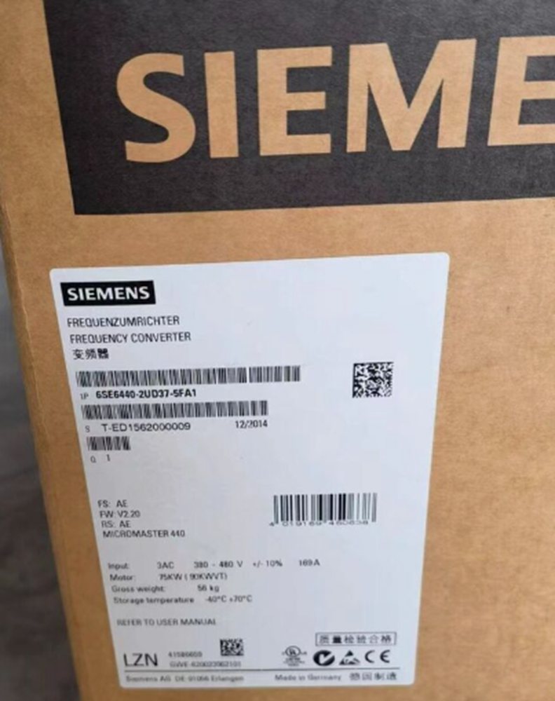 New In Box SIEMENS 6SE6440-2UD37-5FA1