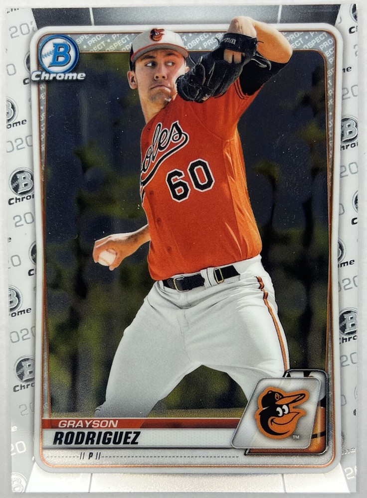 Grayson Rodriguez Bowman Chrome Prospect 2020 BCP-22 Baltimore Orioles FREE SHIP