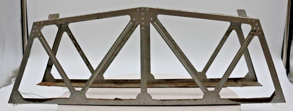 Vintage Marx Rock Island Metal Railroad Bridge Weathered O Scale 1:48