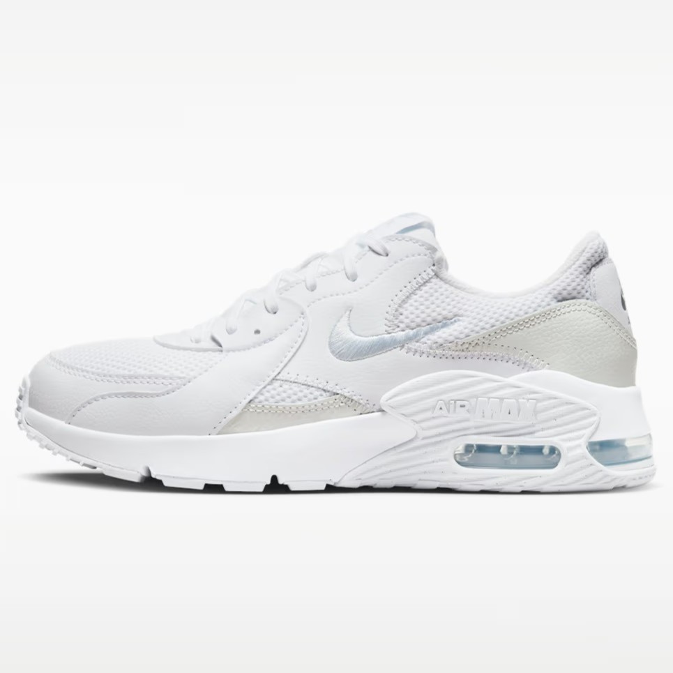 Nike Air Max Excee Women’s Size 7 White Metallic Platinum Running Shoes New Box