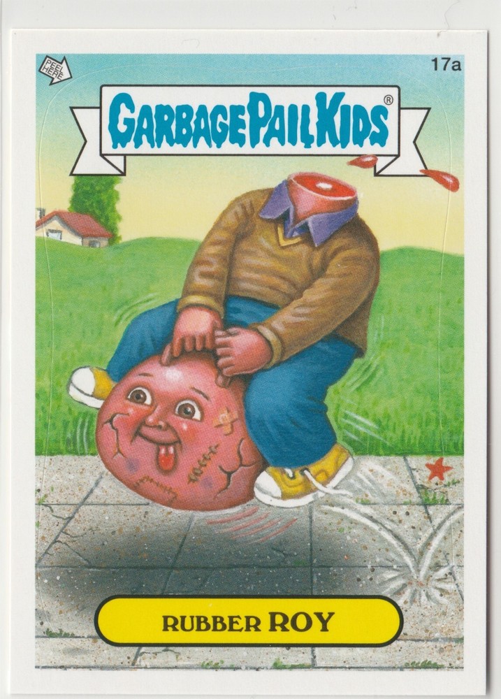 Rubber Roy #17a Garbage Pail Kids GPK 2012 Series 1 BNS1 Brand New