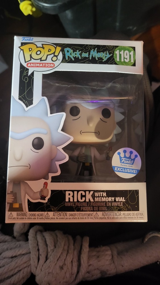 Funko Pop! Vinyl Rick with Memory Vial #1191 Funko Shop Exclusive