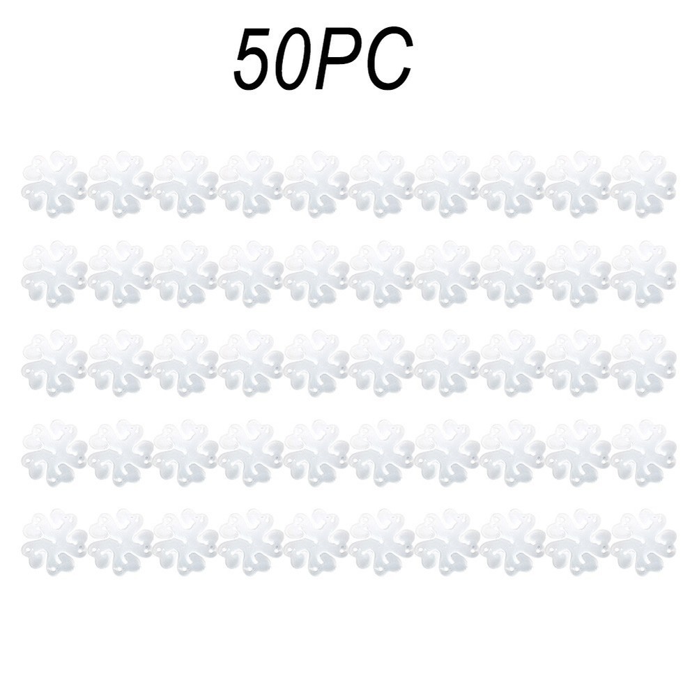 Colorful Garland Flower Clips for Party Decoration Easy to Use 50 Pack