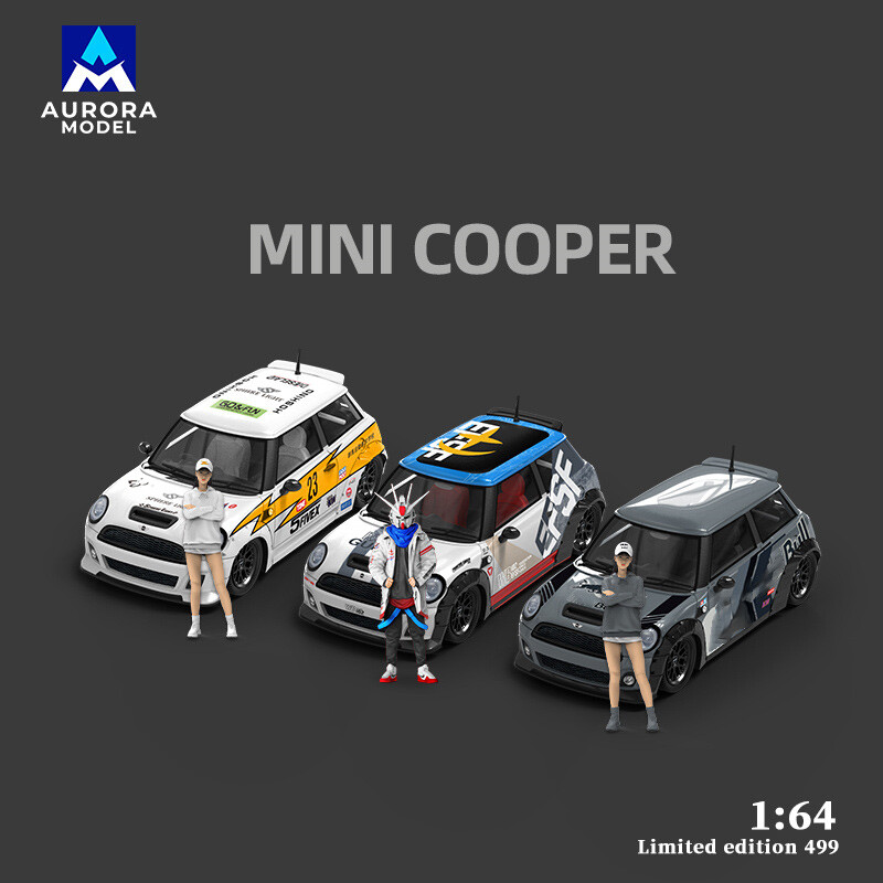 AuroraModel AM 1:64 mini cooper Diecast Model Car