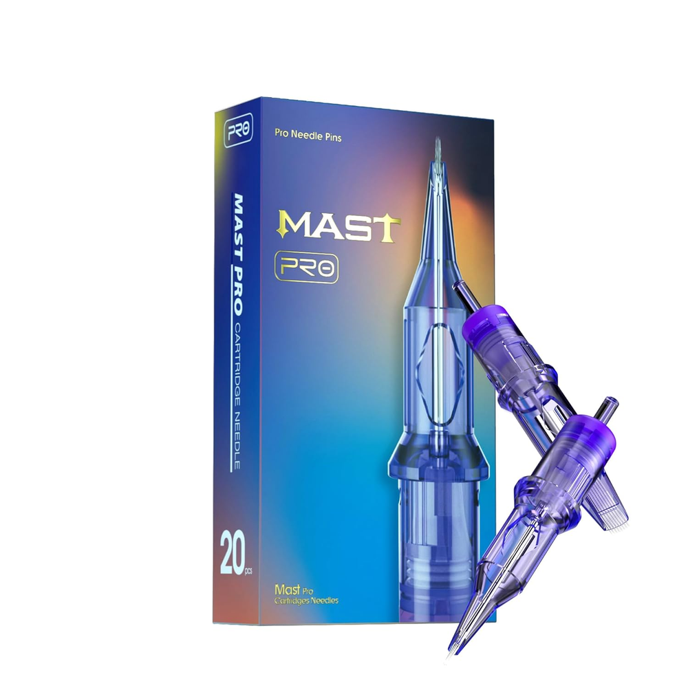Mast Pro Cartridge Tattoo Needles Disposable 20Pcs Box Standard Round Liner