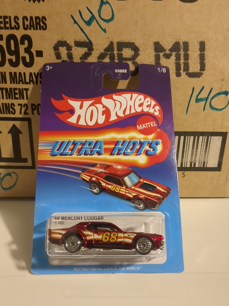 Hot Wheels Ultra Hots Red 1968 Mercury Cougar 1/8 Scale Target Exclusive New