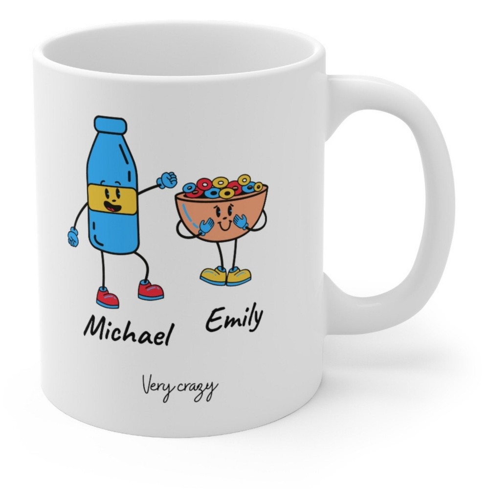 Personalized Mug Customizable Mug With Name  Duo Mug Good Duo Mug Ceramic 11oz