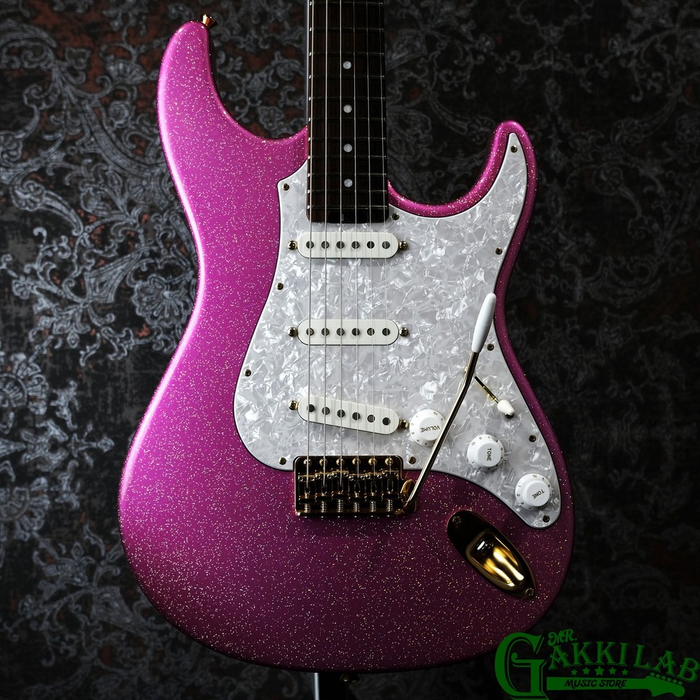 Takayoshi Ohmura Edwards E-SN-185TO Twinkle Pink Electric Guitar