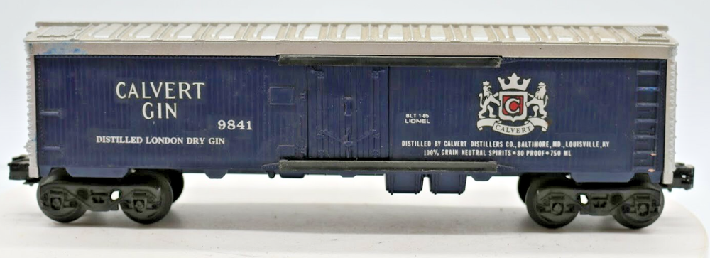 LIONEL CALVERT GIN REEFER O Gauge 1:48 Scale Vintage Box Car 6-9841
