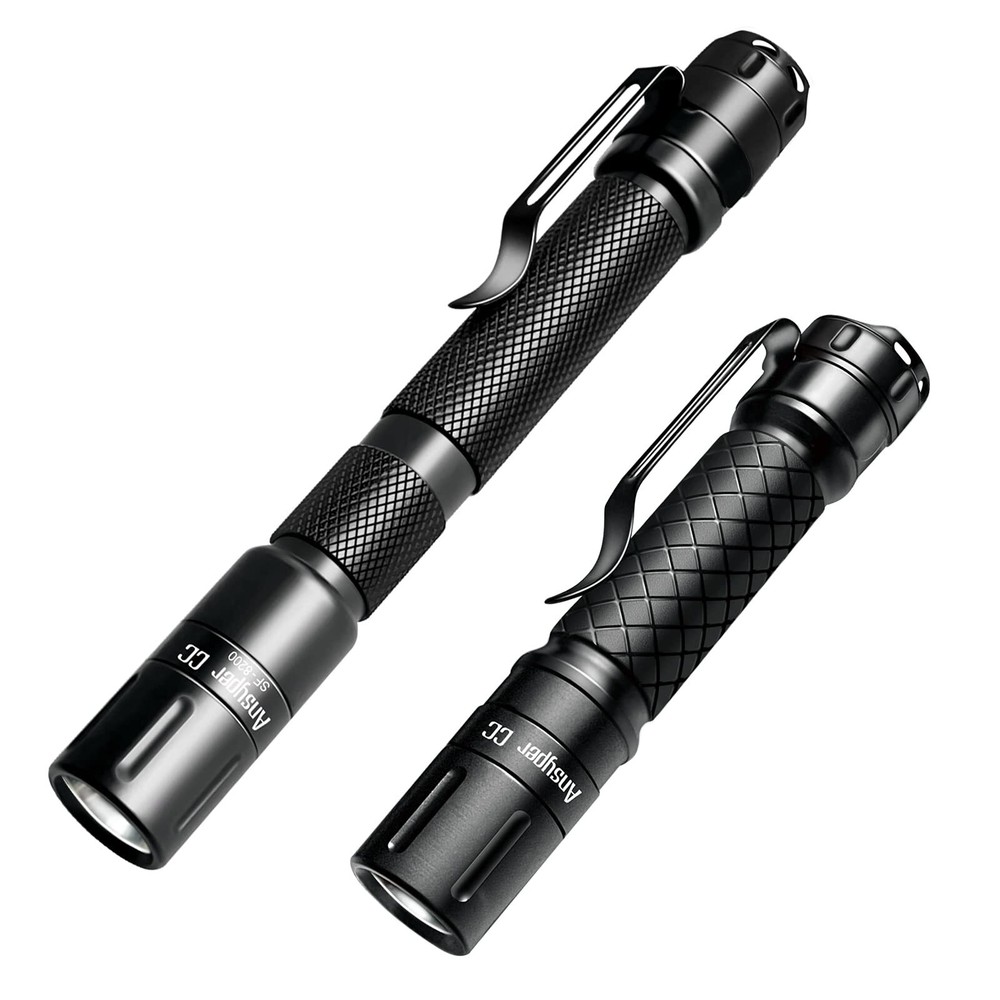 Mini Flashlight 3 Modes Small Flashlights LED Powerful High Lumens Tactical P...