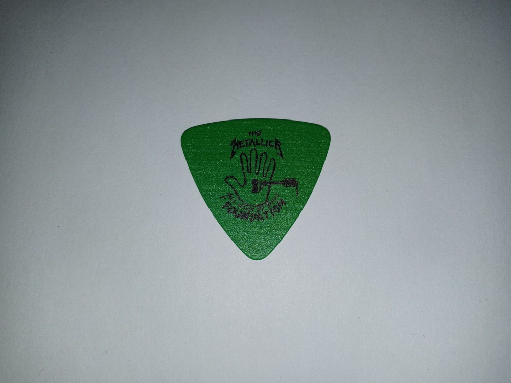 Metallica M72 72 Seasons 2024 Tour RaRe Chicago Green Bass Guitar Pick