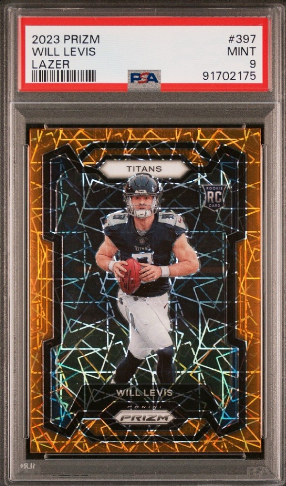 2023 Panini Prizm Rookie Will Levis #397 Lazer Prizm RC
