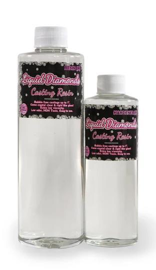 Liquid Diamonds Epoxy Resin for casting - 24 oz kit Pen Blanks - Jewelry