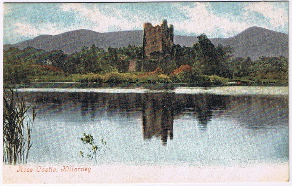 Postcard Ross Castle Killarney Ireland