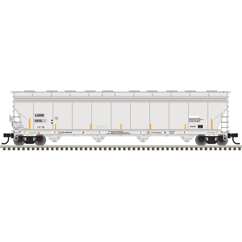 Atlas N 50006989 ACF 5800 Centerflow Covered Hopper Luhu Logistics Road # 1015