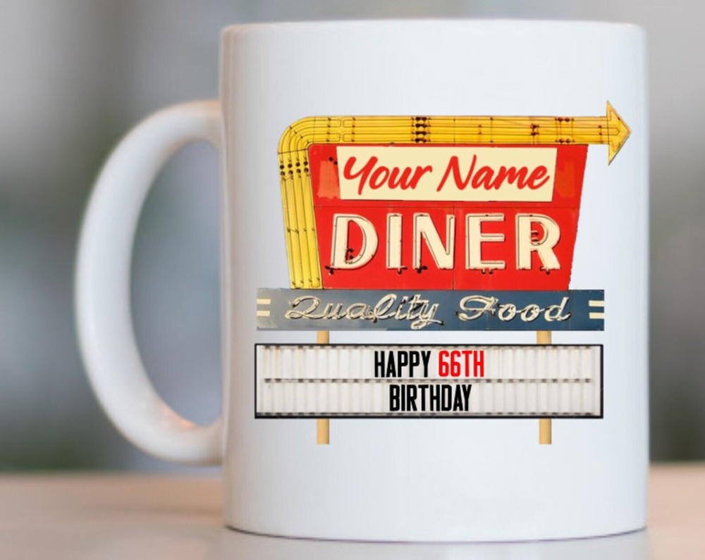 66th Birthday Gift For Women And Men 66th Birthday Mug 66 Year Old Birthday
