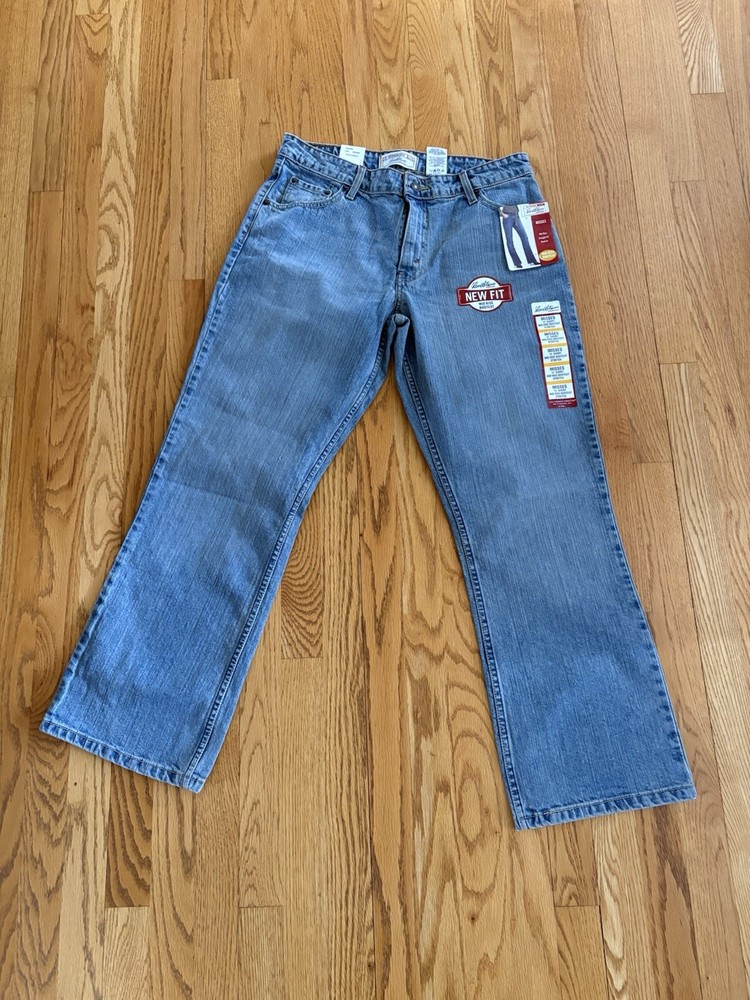 Levi Strauss Signature Womens Size 12 Mid Rise Bootcut Blue Jeans