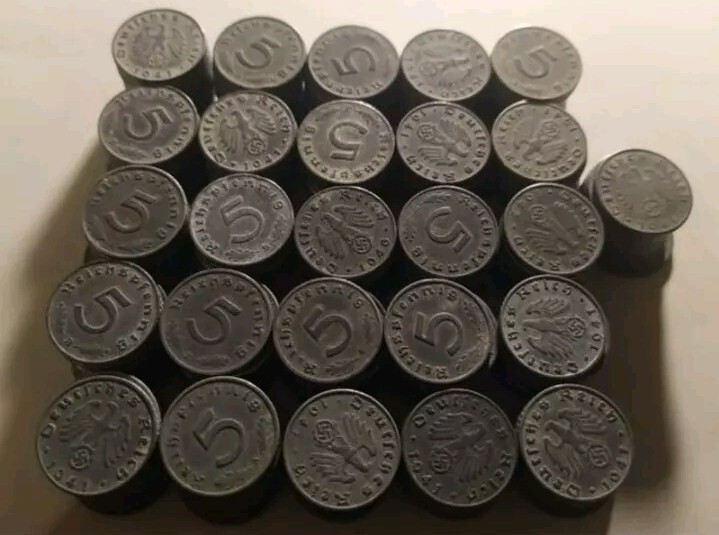 (🔴Sale1 Coin) 5 Reichspfenng 1940-44 Germany Nazi Coins 🔴Read The Decription🔴