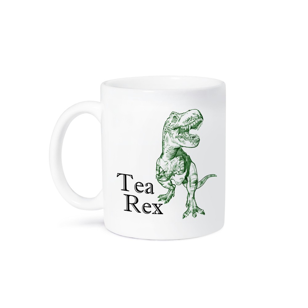 Tea Rex Novelty Ceramic Mug by 3dRose