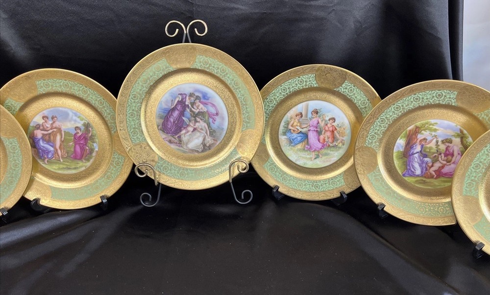 Antique Cabinet Plates By Vienna Decoration 7 Available