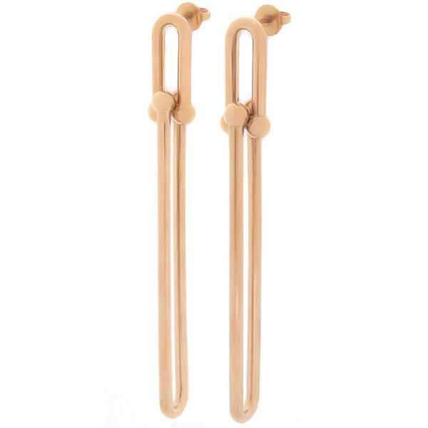 Tiffany & Co. Earrings HardWear Double Long Lynk K18YG Gold 750PG 18K 762132