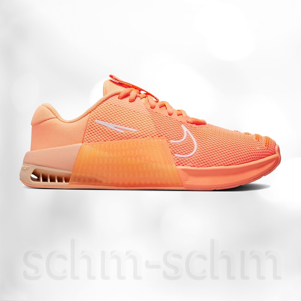 $140 WOMENS NIKE METCON 9 AMP TOTAL ORANGE SIZE 10 DZ2539 800 NEW