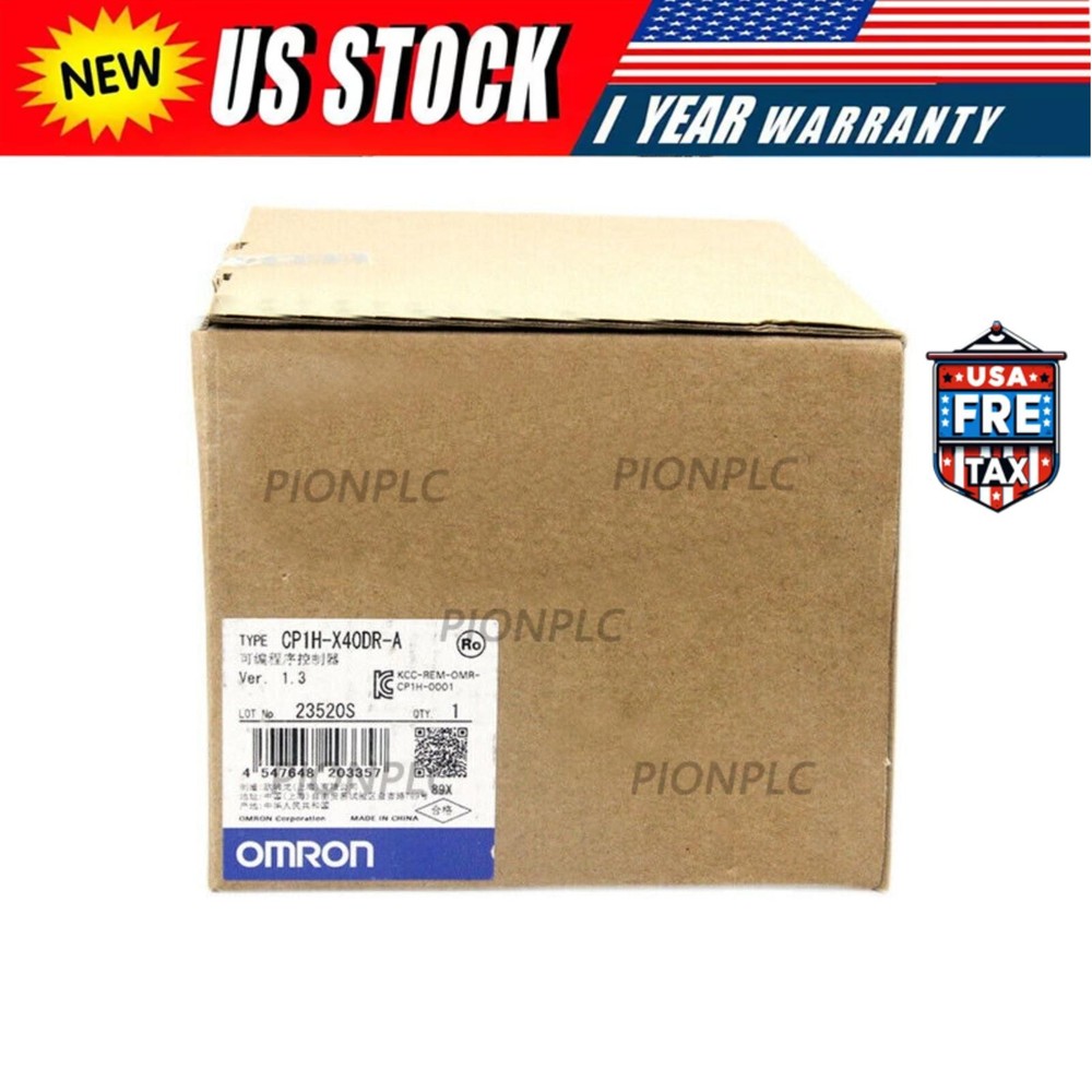 Omron CP1H-X40DR-A PLC Module CP1HX40DRA New In Box  US Free TAX
