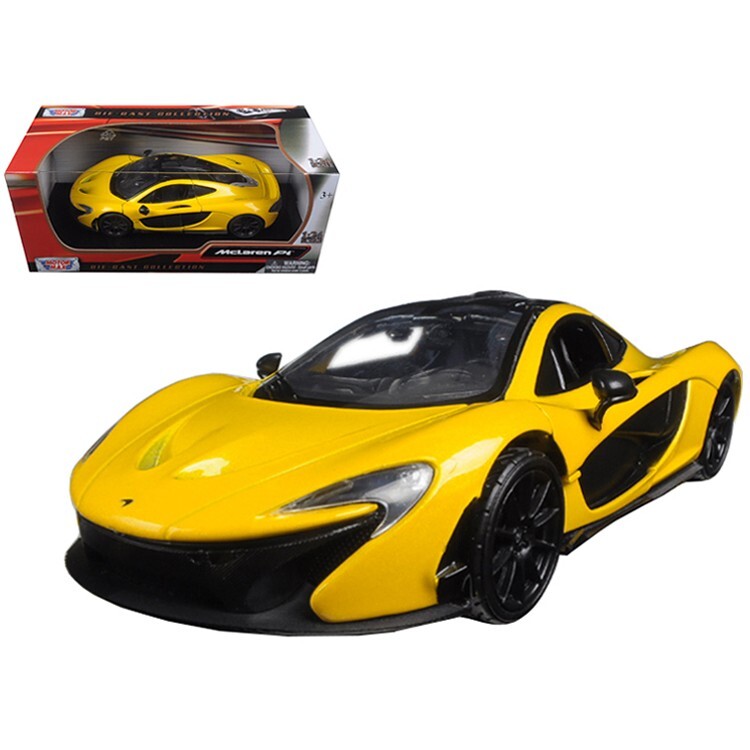 MOTORMAX McLaren P1 1/24 Scale Diecast Model Car - 79325, Precision Detailing, Collectible Sports Car Replica
