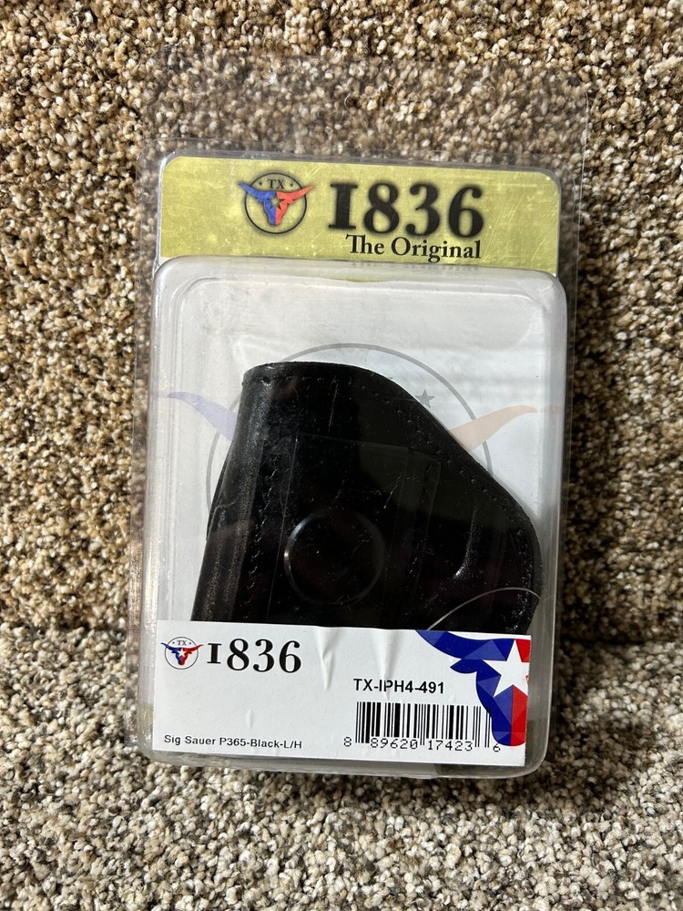 Left-Hand Texas 1836 Holster for Sig Sauer P365 Concealed Carry