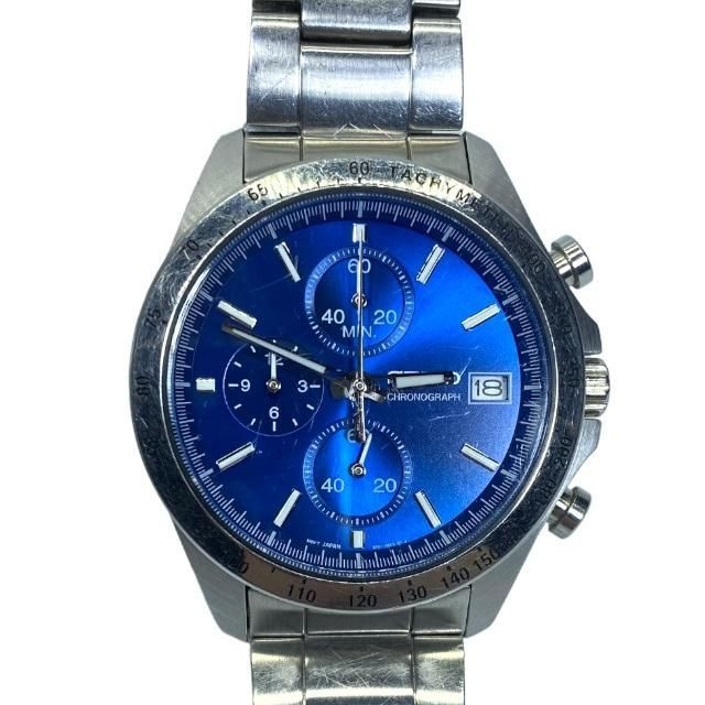 Seiko 8T67-00C0 SBTR029 Blue Chronograph Quartz Watch for Men
