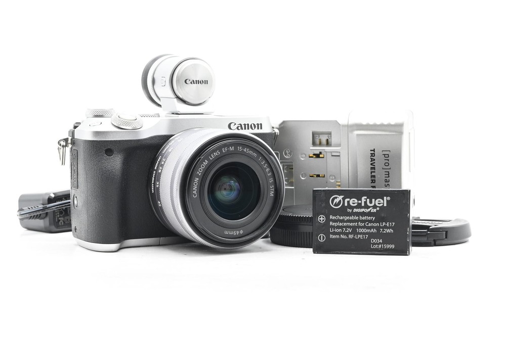 Canon EOS M6 24.2MP Mirrorless Digital Camera Body #441