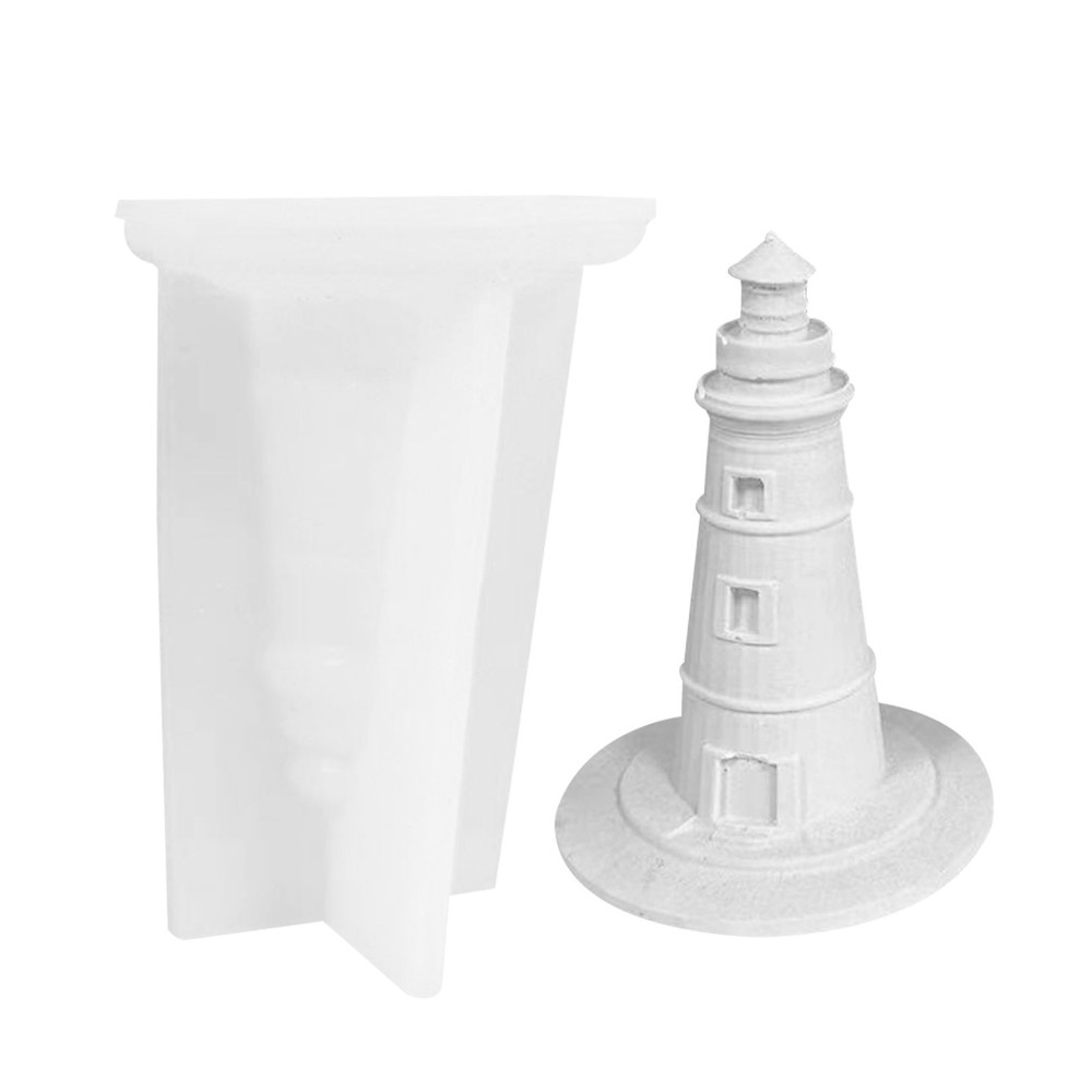 3D Lighthouse Resin Casting Mould Odorless Candle Non-Stick Handicraft