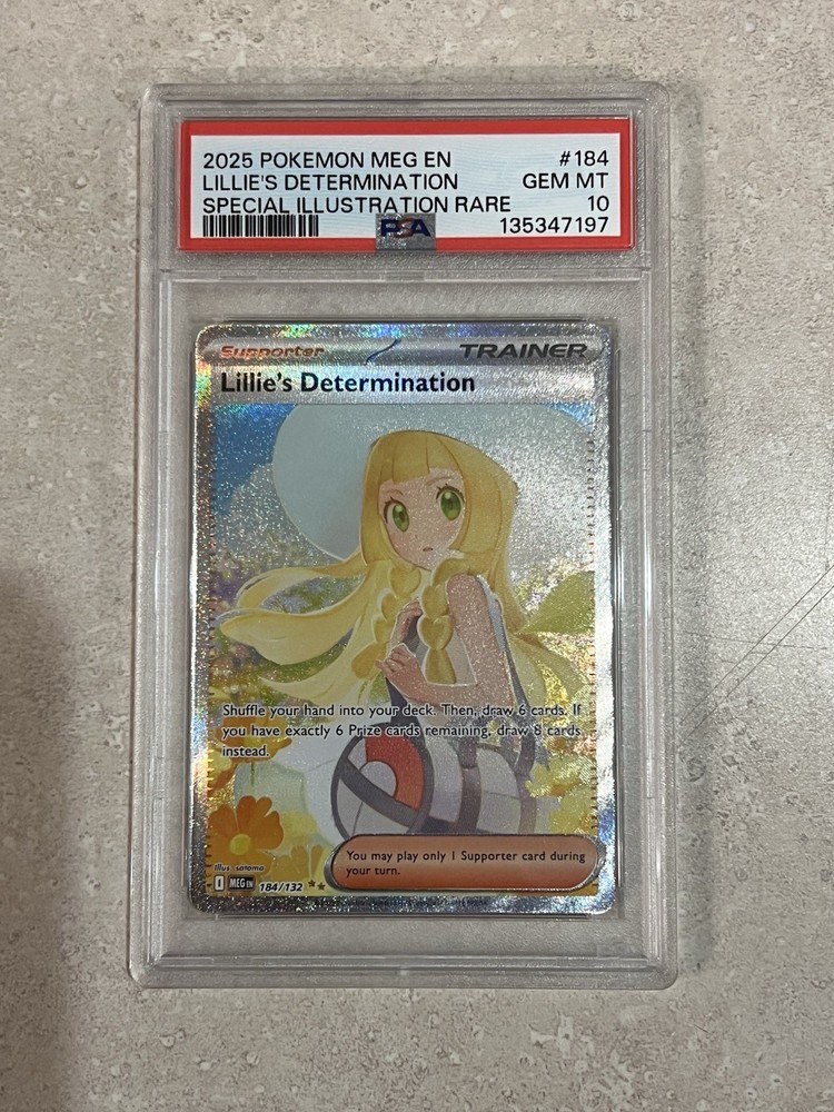 PSA 10 - Lillie's Determination 184/132 Mega Evolution Special Illustration Rare