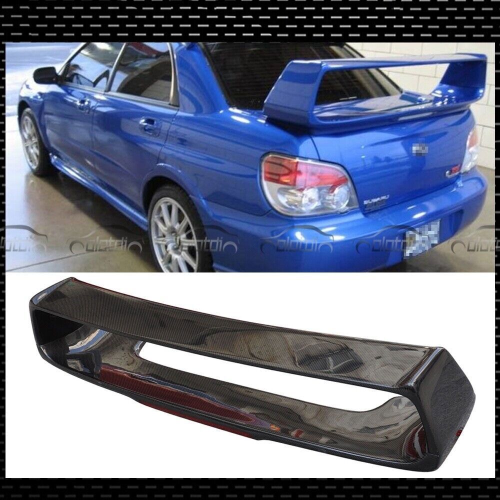 Carbon Fiber For Subaru Impreza WRX STi 9th 2002-07 Rear Spoiler Wing Trunk Lip