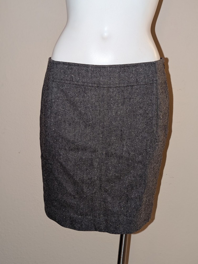 Banana Republic Wool Mini Skirt Preppy Academic 90s  Minimal