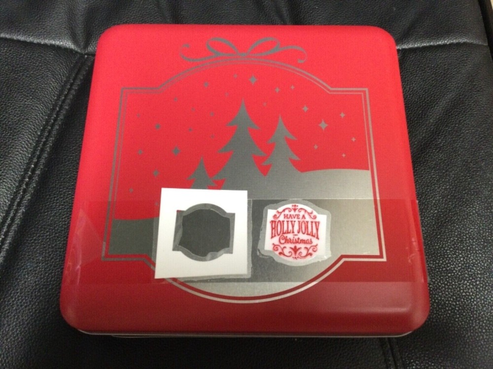 Stampin Up HOLLY JOLLY GREETING PUNCH & STAMPS