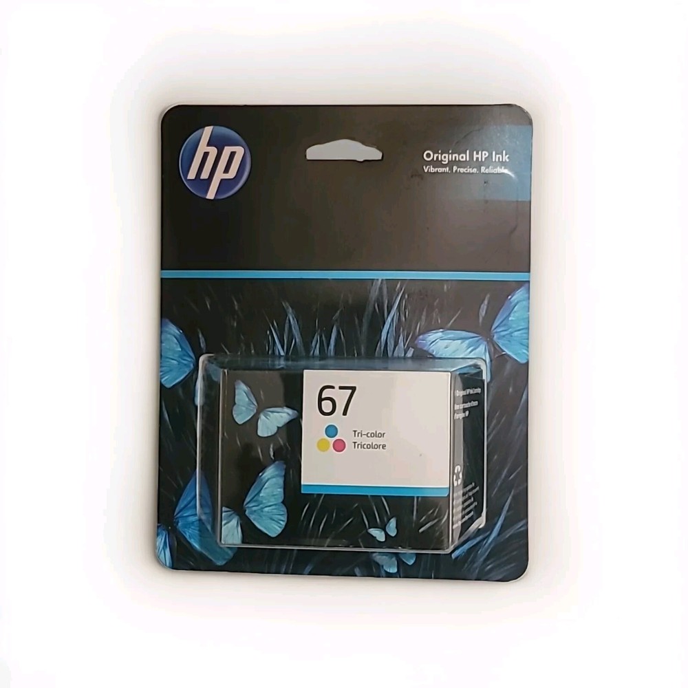 SEALED New Genuine HP 67 Color Ink Cartridge, DeskJet 1250 2700 In Date EXP 2026