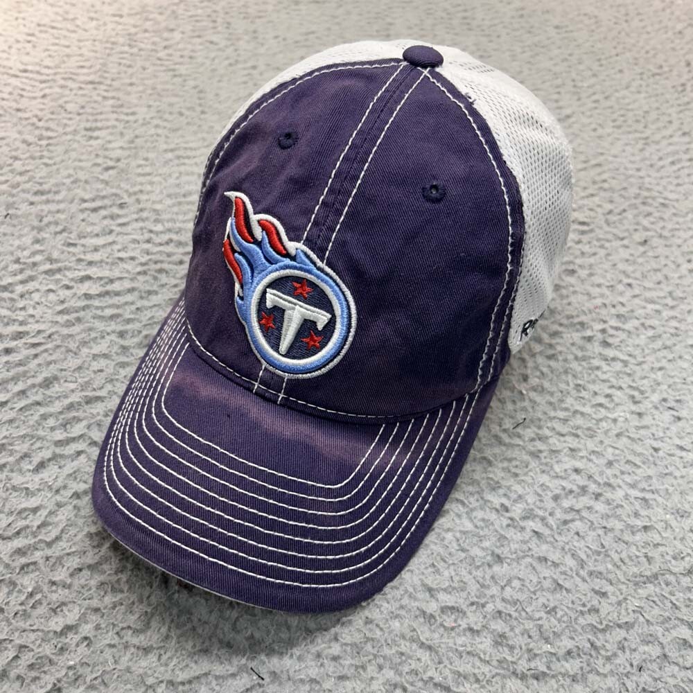 Tennessee Titans NFL Reebok Strapback Trucker Hat for Men One Size Onfield