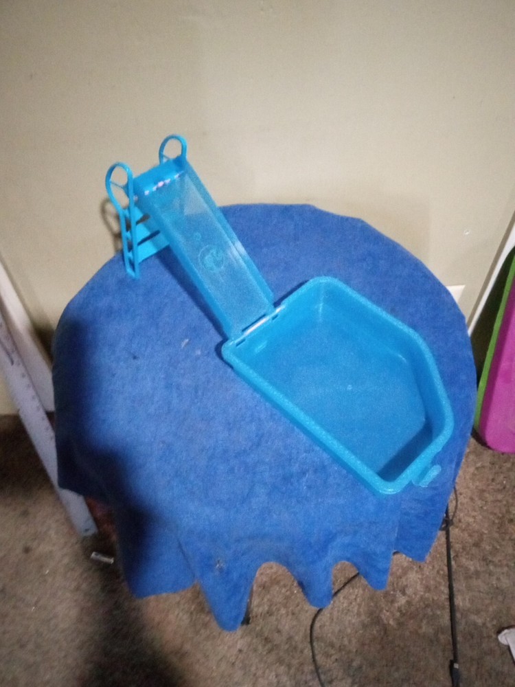 Barbie 2016 Dream Camper RV Replacement Part Folding Blue Pool with Slide Ladder