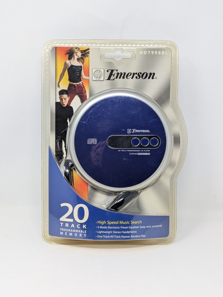 Emerson 20 Track Programmable CD Player, Vintage *Read*