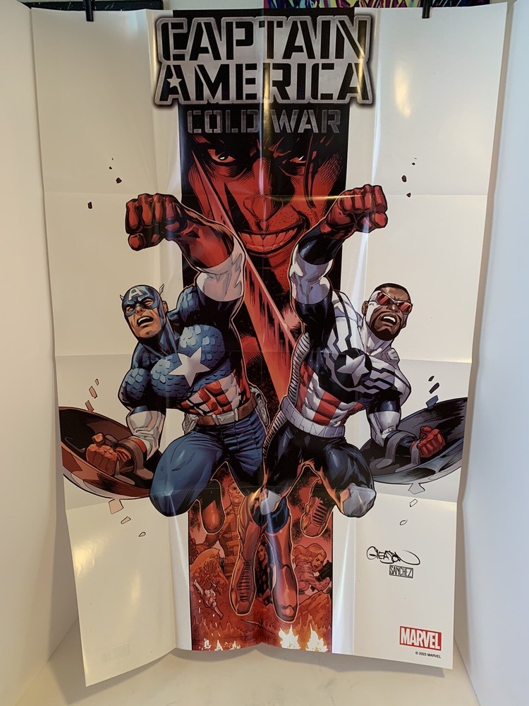 Lot of 4 Different Marvel Promo Posters Captain America Fantastic Four FF. POTA