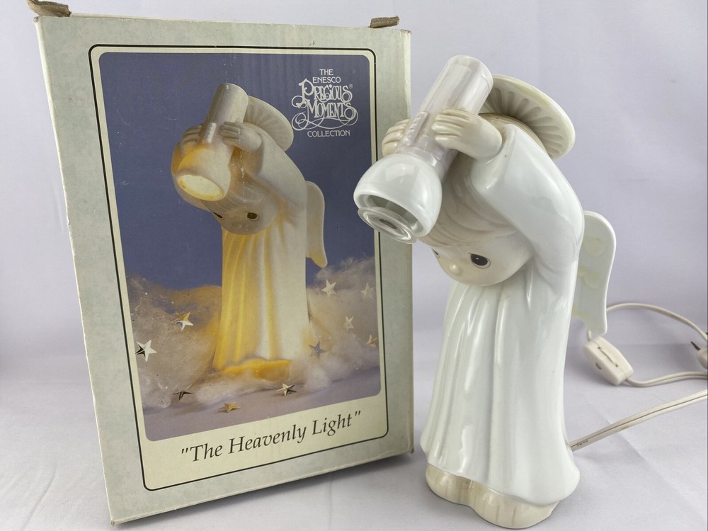 1993 Enesco Precious Moments Heavenly Night Light Angel Vintage Flashlight  