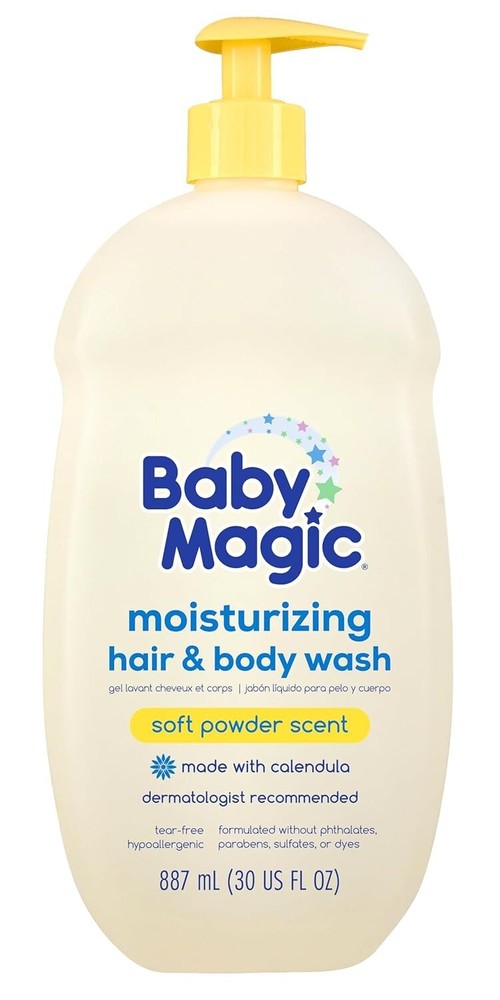 Baby Magic Moisturizing Hair and Body Wash for Infants 30 Fl Oz