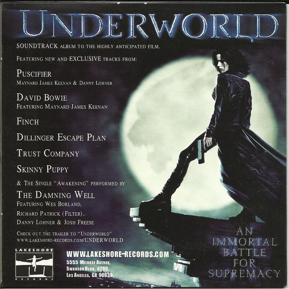 UNDERWORLD Arch Enemy METALLICA Poison The Well IRON MAIDEN Rob Zombie PROMO CD