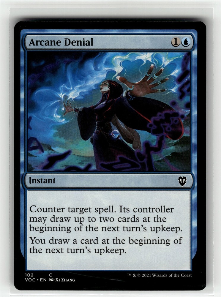 ARCANE DENIAL Crimson Vow Commander #102 VOC(NM+)(MTG)