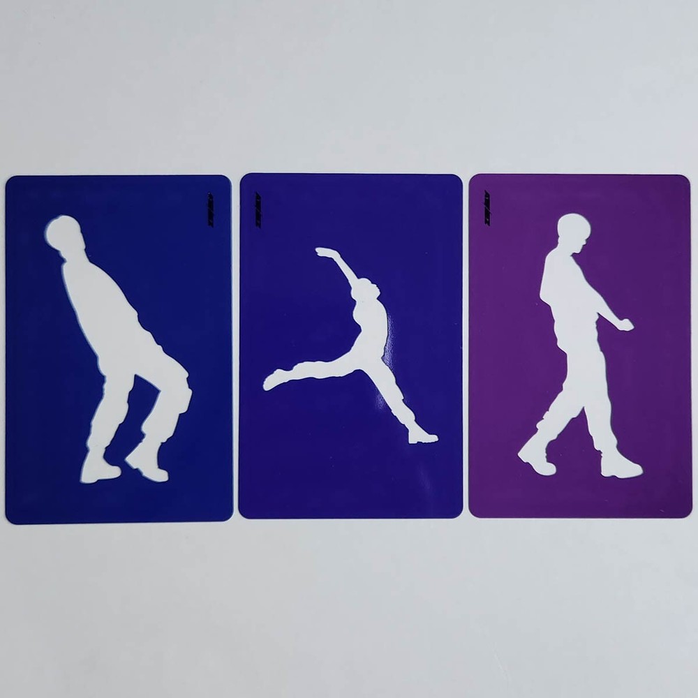 Woo Young Official Action card 3 Version Set Ateez The World Ep.2 Outlaw Kpop