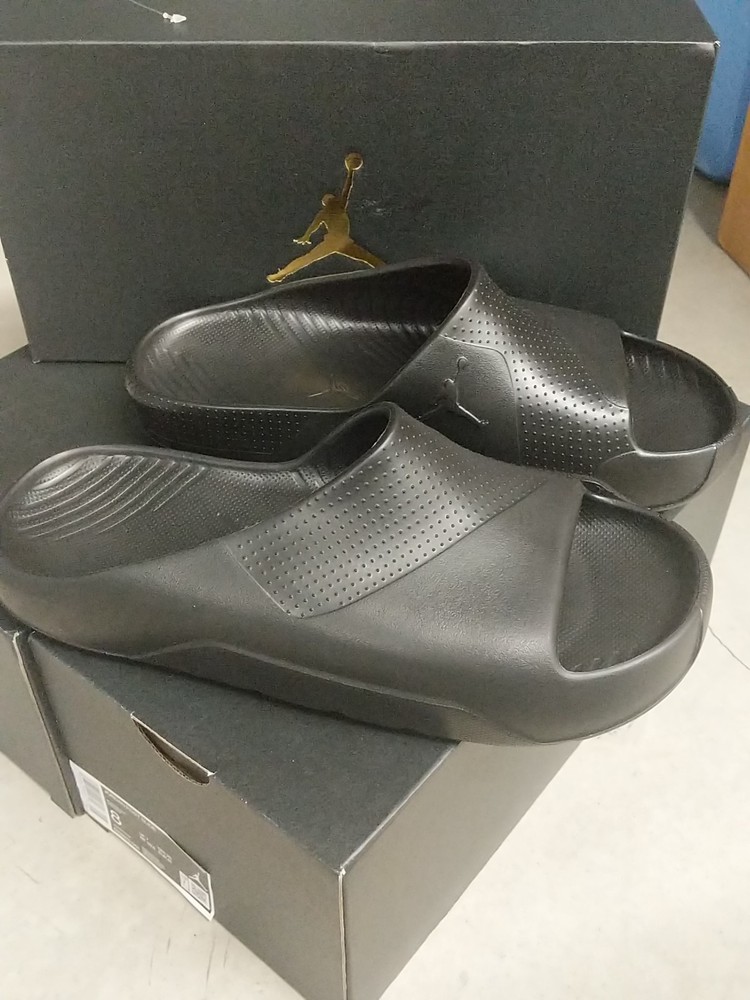 Nike Air Jordan Post Mens Grey Slide Sandals Size 8 DX5575-001