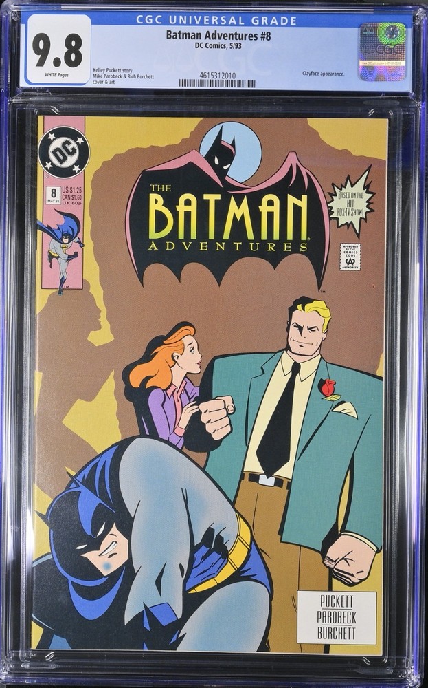 Batman Adventures #8 CGC 9.8 Clayface App 1993 Kelly Puckett DC Comics